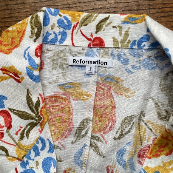 Reformation Lennie Linen Shirt - Picture 5 of 7